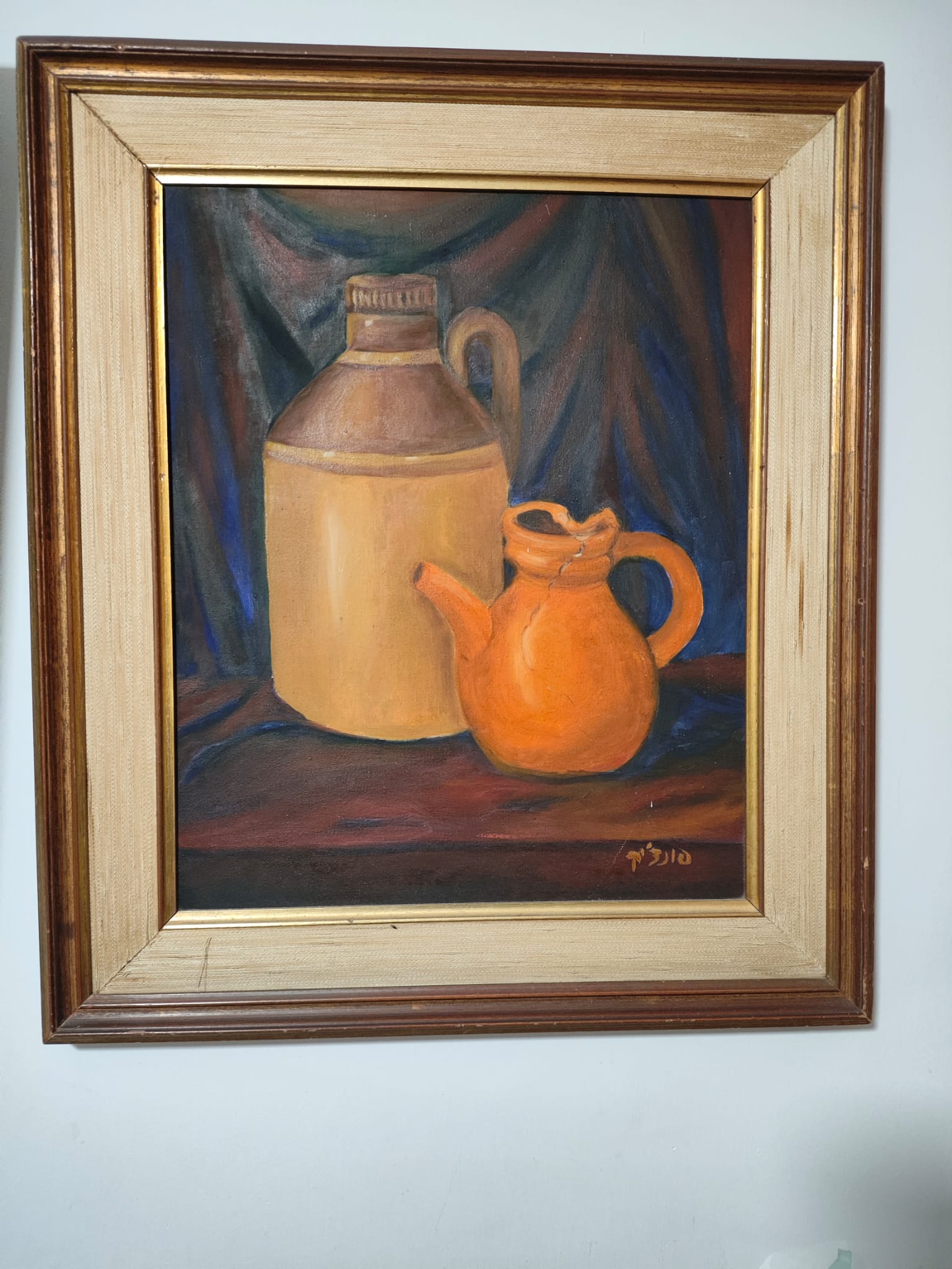 ציור שמן של כד